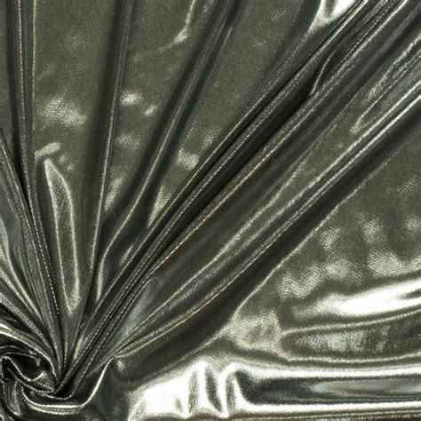 silver metallic lame fabric non stretch|Silver Liquid Lame .